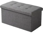 Sitzhocker Mit Stauraum Sitzbank Faltbar Truhen Aufbewahrungsbox, Deckel...