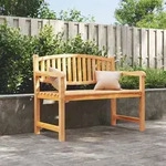 Vidaxl Gartenbank 114x59x87 Cm Aus Massivem Teakholz