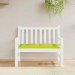 Gartenbank-auflage Knallgr&uuml;n 110x50x7 Cm Oxford-gewebe Vidaxl