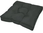 Lounge Sitzkissen Outdoor Graphitgrau, 10cm, 50cm, 50cm - Beautissu