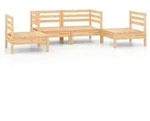 4-tlg. Garten-lounge-set Kiefer Massivholz Vidaxl