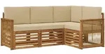 Sofagarnituren Mit Kissen 4 Pcs Massivholz Akazie Vidaxl