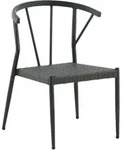 Ebuy24 - Stina Gartenstuhl Stapelbar Schwarz.