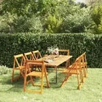 Vidaxl - Klappbare Gartenst&uuml;hle 8 Stk. Massivholz Akazie