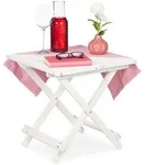 Klapptisch Aus Holz, F&uuml;r Wohnzimmer, Balkon & Terrasse, Tragbar, Stabil,
