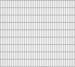 Doppelstab-gittermatte, Verz.anthr, Bxh2000x1800mm, Draht-&oslash;6/5/6, Masche50x200mm -