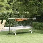 Vidaxl Automatischer Grillspie&szlig; Mit Motor Edelstahl 150x46,5x82,5 Cm