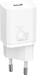 Baseus Super Si 1c Fast Wall Charger Usb Type C 25w Power Delivery Quick Charge White