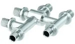 Flex Kreuzungsfitting 16x16x16mm, Vernickelt - Tece