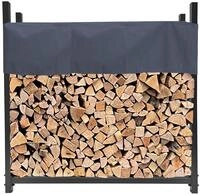 Quick-star - Metall Kaminholzregal Anthrazit 113 X 25 X 115 Cm Garten