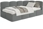 Selsey Cloudy &ndash; Jugendbett 120 Cm, Bettkasten, Chenille, Kopfteil Rechts,