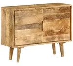 Sideboard Massivholz Mango 90x30x69 Cm Vidaxl327847