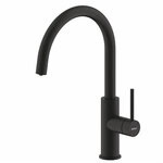 Naber Servizio K&uuml;chenarmatur Namor 5, Schwarz Matt, Niederdruck, Laminarstrahl