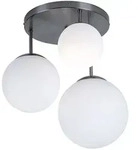 Glas Kugel Decken Lampe Fernbedienung Wohn Zimmer Dimmer Leuchte Im Set Inkl....
