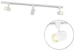 Smart Schienensystem Wei&szlig; 1-phasig 3-licht Inkl. Wifi Gu10 - Iconic Jeana
