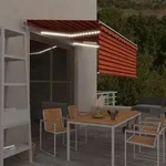 Markise Automatisch Mit Rollo Led Windsensor 3x2,5m Vidaxl