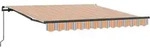 Ausziehbare Markise Mehrfarbig 300 X 250 Cm Vidaxl