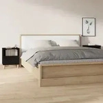 Nachttische 2 Stk. Schwarz 40x35x50 Cm Vidaxl