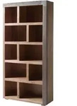 Standregal Akazie 100x35x204 Beige Lackiert Amsterdam 121