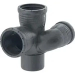 Geberit Silent-pro Schachtbogenabzweig 87,5&deg; Links, Dn 100 / 70 / 90,...
