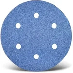 Blue Klett-schleifscheiben, 150 Mm, 6-loch, F. Exzenterschleifer, Zirkonkorund...