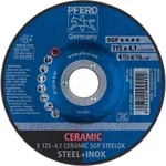 Pferd Tools Schruppscheibe E 125x4,1x22,23 Mm Ceramic Leistungslinie Sg Steelox F&uuml;r