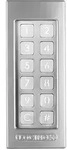 Codetastatur Slimstone 2 Mit Led-beleuchtung, 2 Relais, Aluminium Silberf&auml;rbig