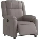Relaxsessel Elektrisch Taupe Stoff - Vidaxl