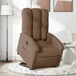 Relaxsessel Mit Aufstehhilfe Elektrisch Braun Stoff - Vidaxl