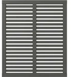 Plus Zaun Harmoni 120 X 140 Cm Umbragrau Fungizidbehandelt