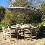 Monster-shop - 3m Freitragender Sonnenschirm Freischwinger Gartenschirm Mit