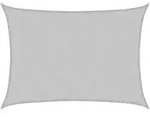 Vidaxl Sun Shade Sail Light Grey 7x5 M 100% Polyester Oxford