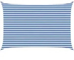Vidaxl Sunshade Sail Blue And White 3 X 4.5 M Hdpe