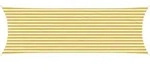 Sonnensegel Gelb Und Wei&szlig; 2 X 6 M Hdpe Vidaxl