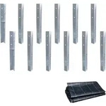 Bodenanker Erdanker Winkelanker-set Solidlock F&uuml;r Spielturm & Schaukel Inkl.