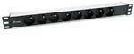 Equip - 333313 Unit De Power Distribution De (pdu) 8 Ac Outlets 1u Black, Silver
