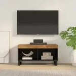 Tv-schrank 85x33x43,5 Cm Massivholz Mango Vidaxl
