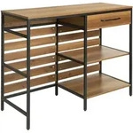 Fsb71-pf K&uuml;cheninseln Sideboard Mit 1 Schublade Und 2 Offnen Ablagen Kommode Schrank