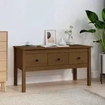 Couchtisch Honigbraun 102x49x55 Cm Massivholz Kiefer - Vidaxl