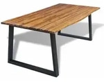 Esstisch Massivholz Akazie 200x90 Cm Vidaxl