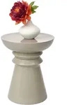 Relaxdays Beistelltisch, Kegel-design, Wohnzimmer Dekoobjekt, Beistellhocker Hxd: 45