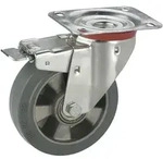 D&ouml;rner+helmer - Lenkrolle Vollgummi-rad &Oslash; 160mm Transportrolle Mit Feststeller