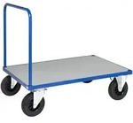 Kongamek Plattformwagen In Blau 1000x700x900mm Mit Offenem Schiebegriff,...