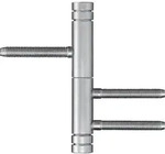 Simonswerk T&uuml;rband Design V 3420 Wf Basic,band &Oslash; 15mm, Stahl Verchromt Matt