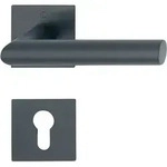 Rosettengarnitur Amsterdam E1400z/848n/848ns Edelstahl F9714m Gehrung Pz Din Links /