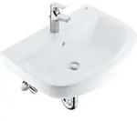 Bau Ceramic - Set Waschtisch 60 Cm Und Waschtischarmatur Start Flow Mit