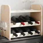 Vidaxl - Weinregal Mit Oberplatte 43x25x37 Cm Massivholz Kiefer