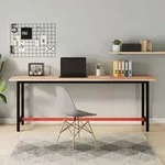 Vidaxl - Werkbank 200x55x81,5 Cm Massivholz Buche Und Metall