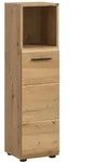 Ice Badschrank 1 T&uuml;r, 1 Regal Eiche Dekor.