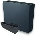 Urbi Case T Duc600t Hoher Blumentopf Mit Einsatz Anthrazit